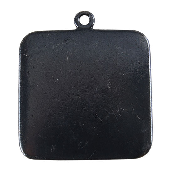 Gunmetal Plate Shape – Square Pendant – 25mm Pkg/2 Online now