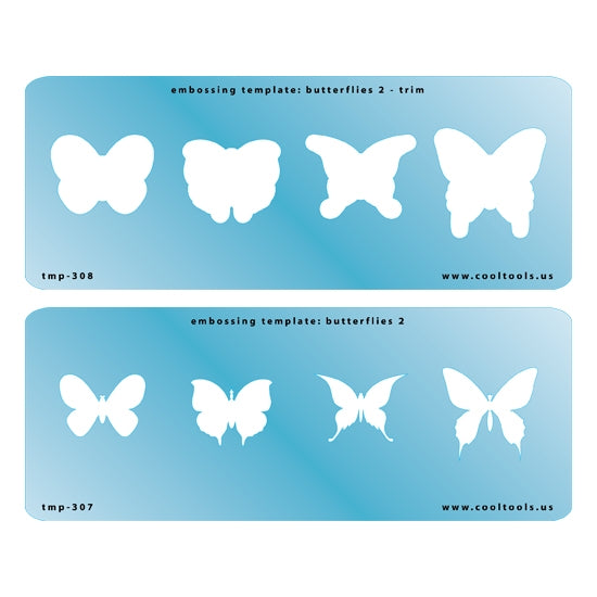 Embossing Template Set – Butterflies 2 on Sale