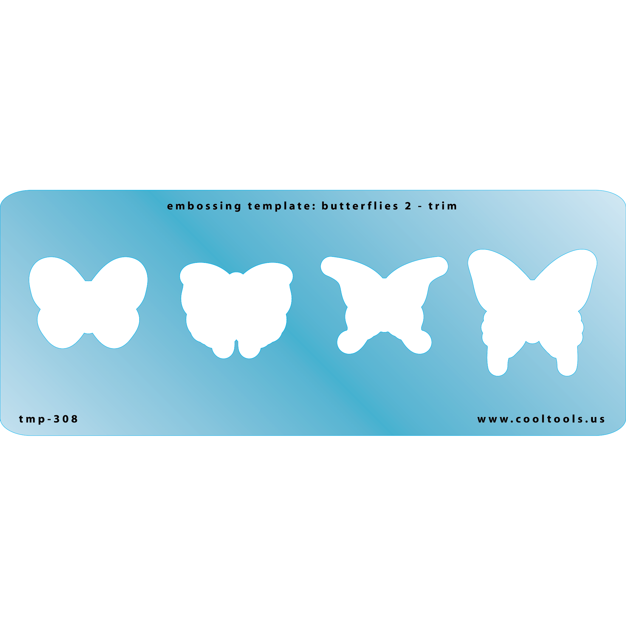 Embossing Template – Butterflies 2 – Trim Online