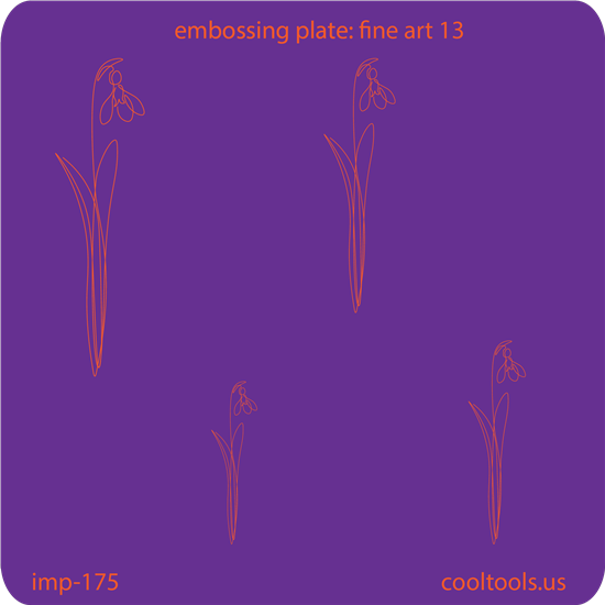 Jewelry Embossing Plate – Fine Art 13 on Sale