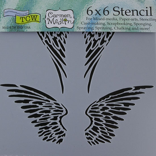 Design Stencil – Angel Wings Supply