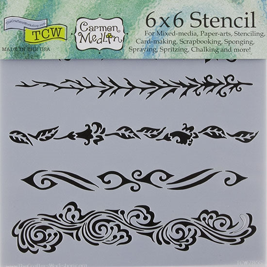 Design Stencil – Ornate Borders on Sale