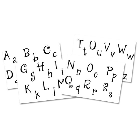 Jewel Stamps – Initials Complete Alphabet – Cute ‘N Quirky Online