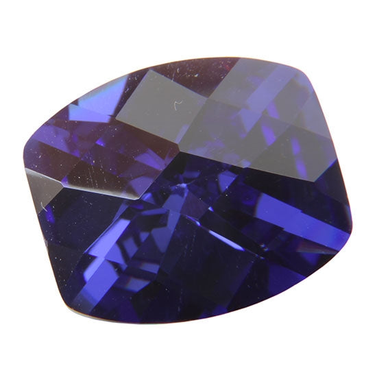 Cubic Zirconia – Tanzanite – Barrel – Checkerboard Online Hot Sale