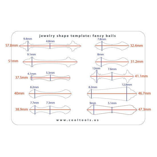 Jewelry Shape Template – Fancy Bails Online