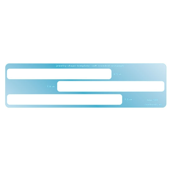 Jewelry Shape Template – Cuff Rounded Rectangle Online Hot Sale