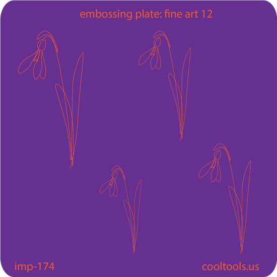 Jewelry Embossing Plate – Fine Art 12 Fashion