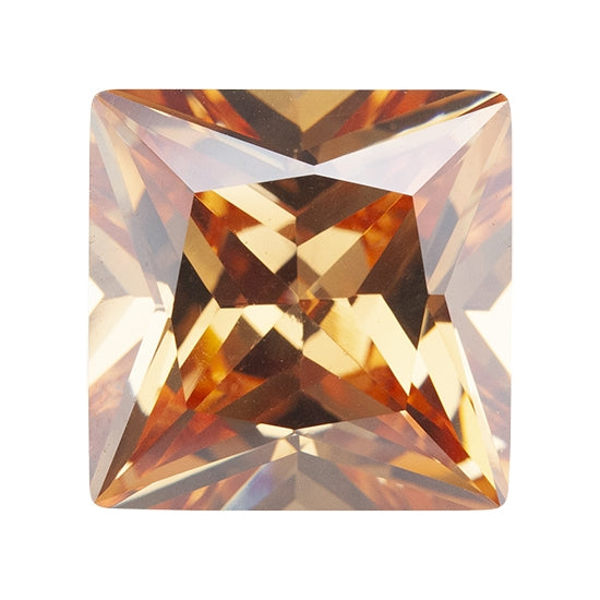 Cubic Zirconia – Champagne – Square Discount
