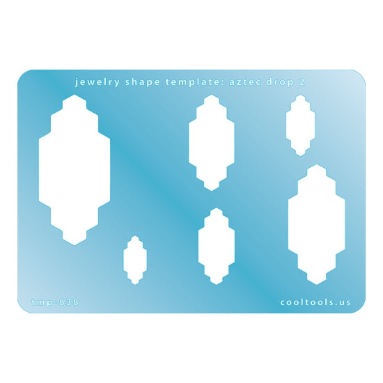 Jewelry Shape Template – Aztec Drop 2 Sale