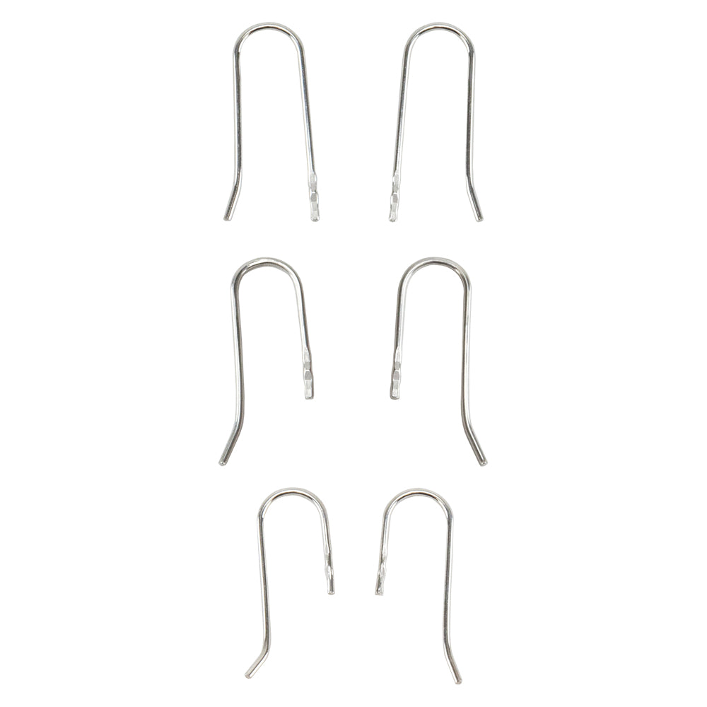 Embeddable Fine Silver French Earwires Online now