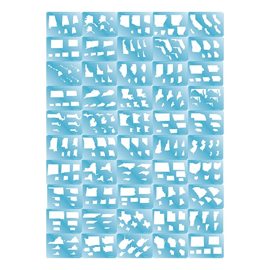 Jewelry Shape Template – 50 State Collection Online Sale