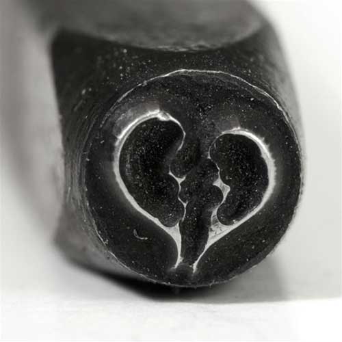 Design Stamp – Broken Heart 5mm Discount