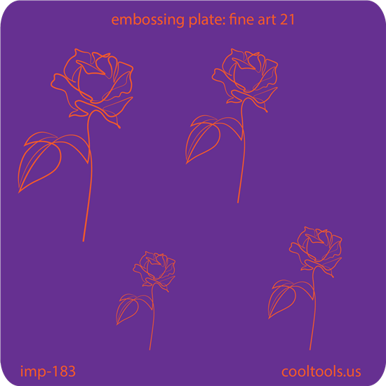 Jewelry Embossing Plate – Fine Art 21 on Sale