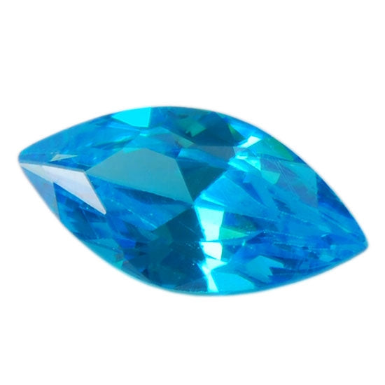 Cubic Zirconia – Blue Topaz – Marquise Online now