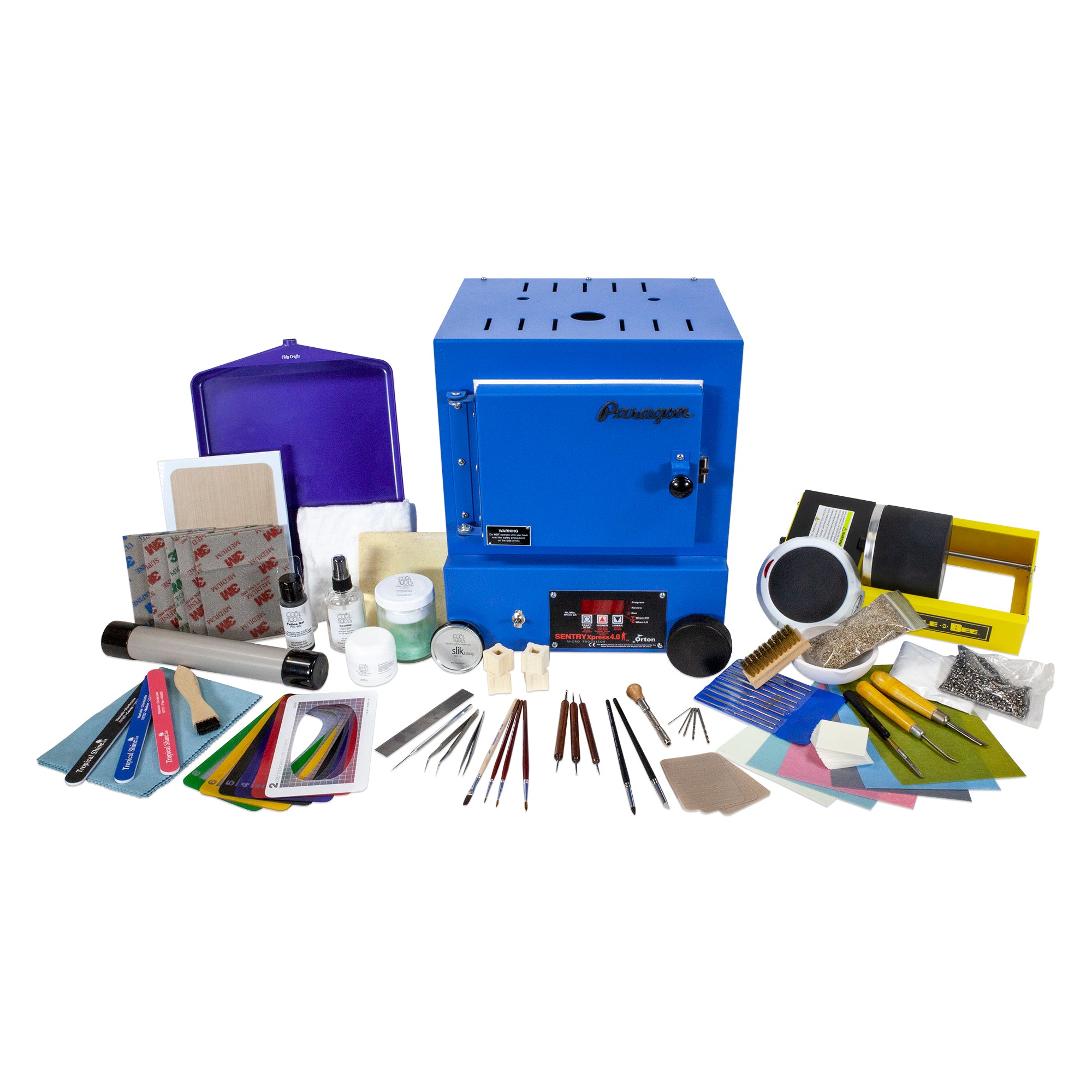 Deluxe Metal Clay Starter Tool Kit with Paragon SC2 Kiln Online Hot Sale