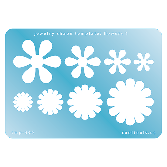 Jewelry Shape Template – Flowers 1 on Sale
