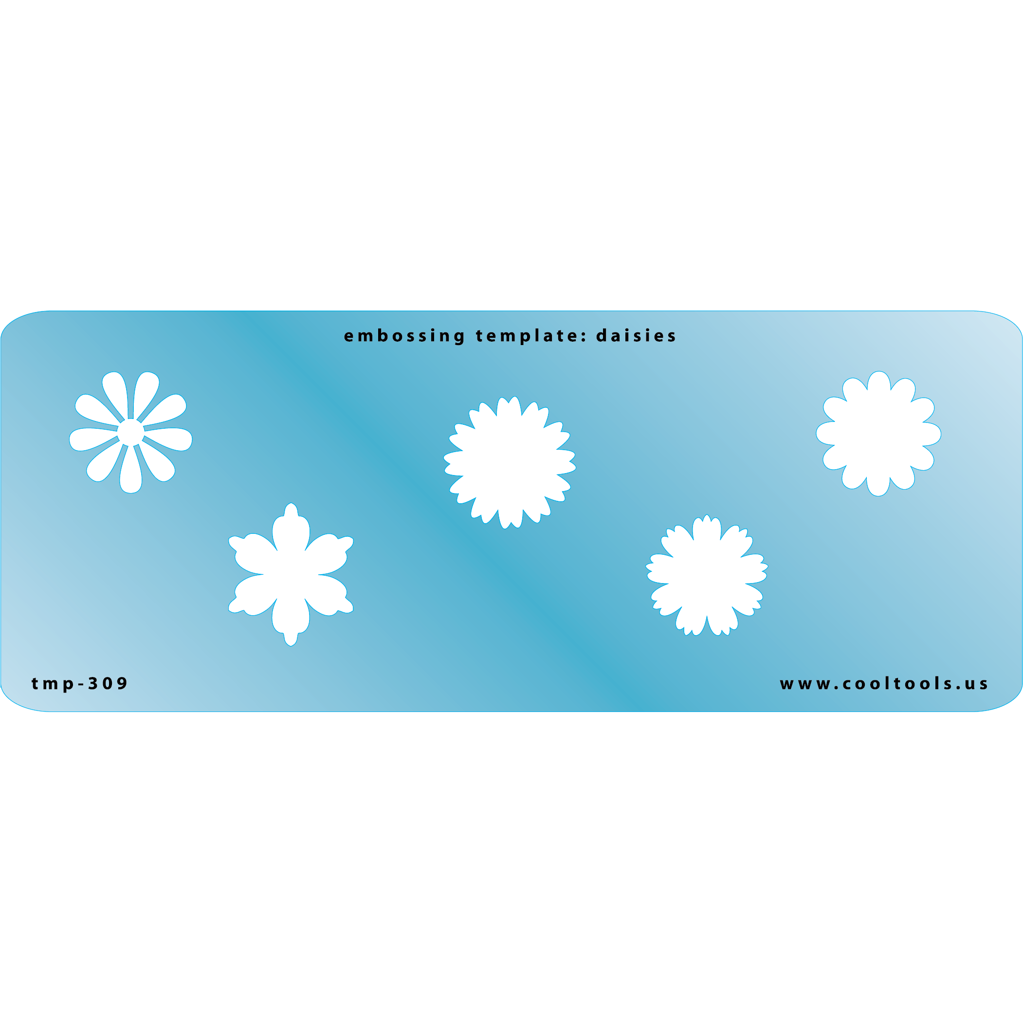 Embossing Template – Daisies Online Sale