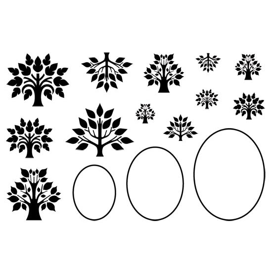 Jewel Stamps – Tree of Life – Oval Discount