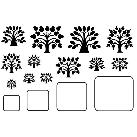 Jewel Stamps – Tree of Life – Rectangle Online