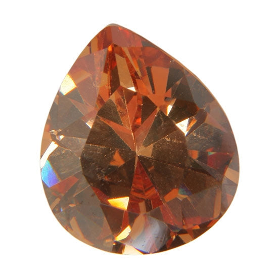 Cubic Zirconia – Champagne – Pear Hot on Sale