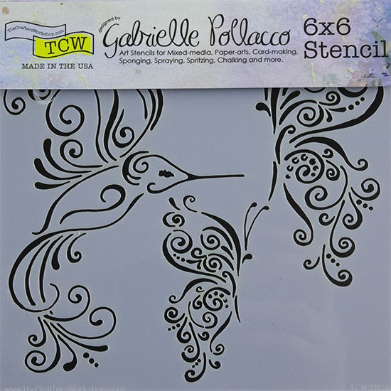 Design Stencil – Bird & Butterflies Sale