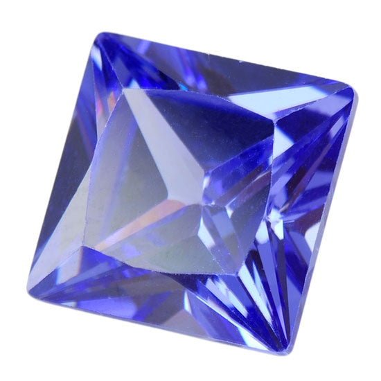 Cubic Zirconia – Tanzanite – Square on Sale