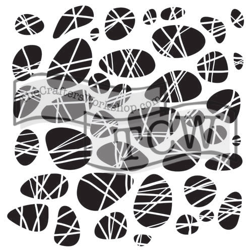 Design Stencil – Pebbles Tied Online Sale