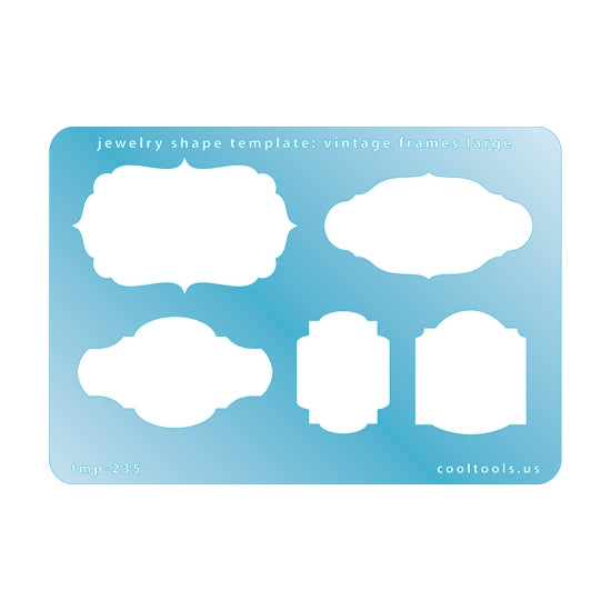 Jewelry Shape Template – Vintage Frames Large Online