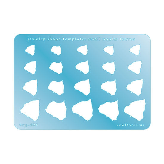 Jewelry Shape Template – Small Poplar Leaves Online Hot Sale