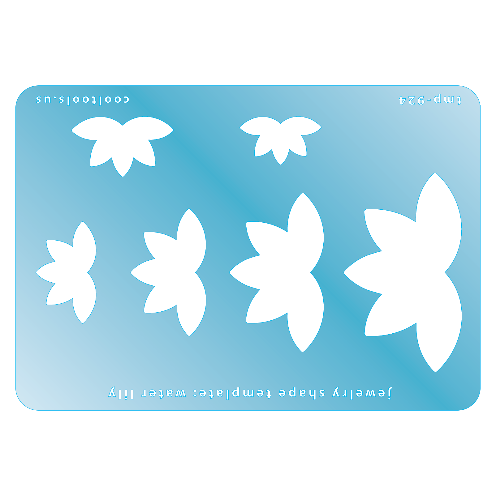 Jewelry Shape Template – Water Lily Supply