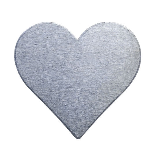 Nickel Shape – Heart – 3/4″ Pkg/6 Discount