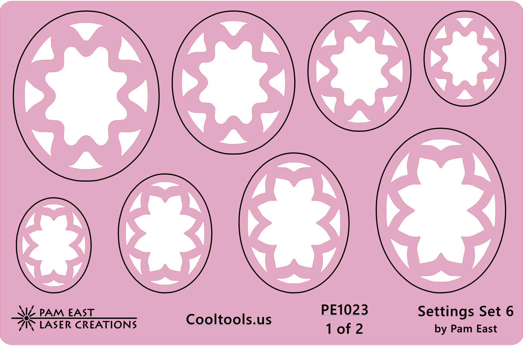 Pam East Template – Glass Setting Set 6 Online