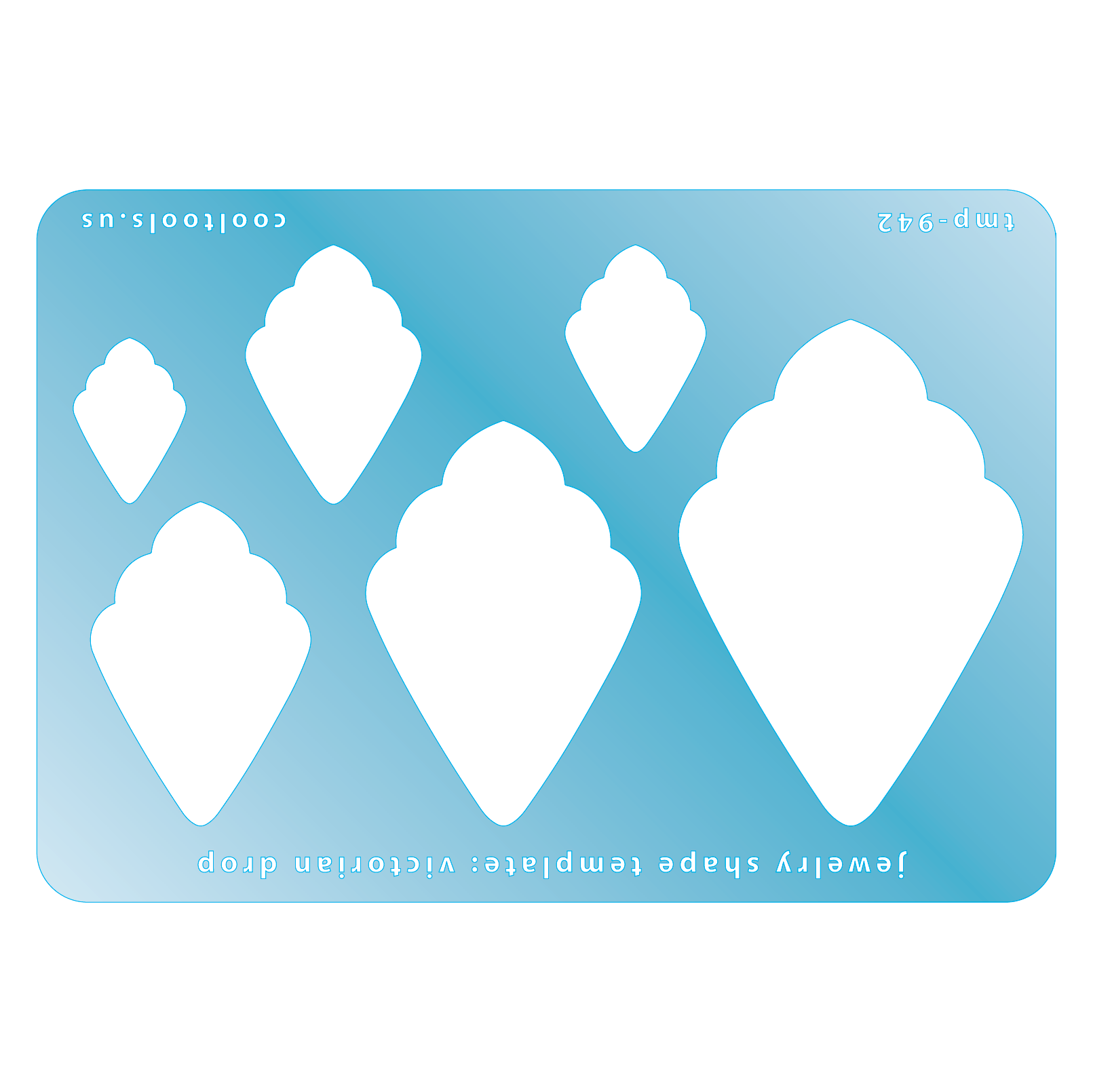 Jewelry Shape Template – Victorian Drop Online now