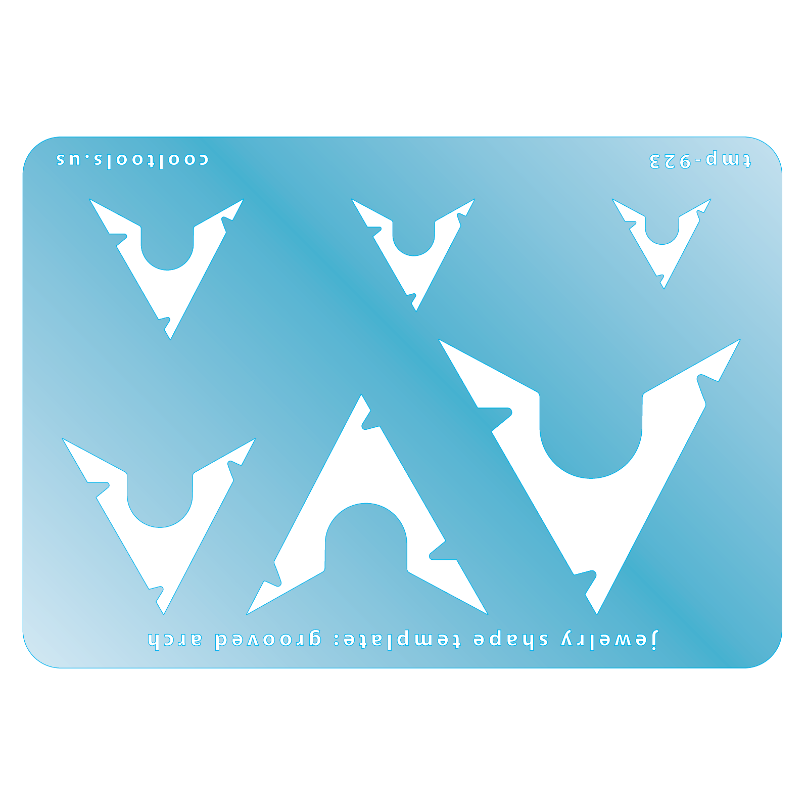 Jewelry Shape Template – Grooved Arch Discount