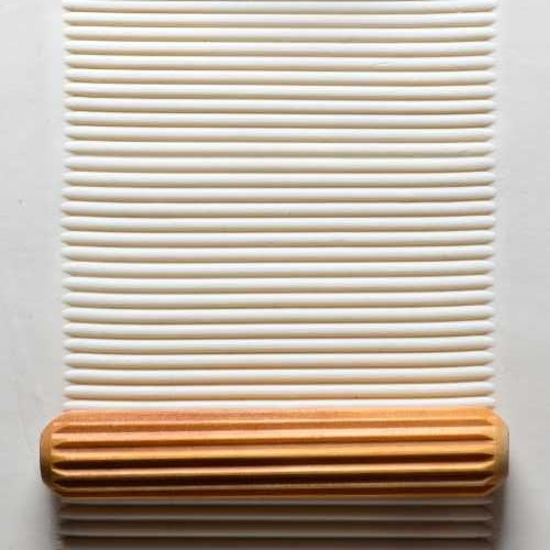 Large Wooden Hand Roller – Horizontal Lines on Sale