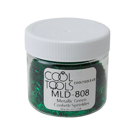 Metallic Green Confetti Sprinkles on Sale
