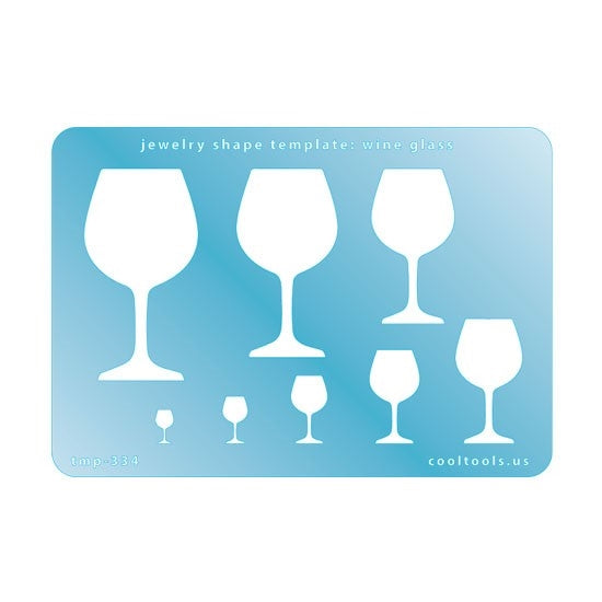 Jewelry Shape Template – Wine Glass Online now