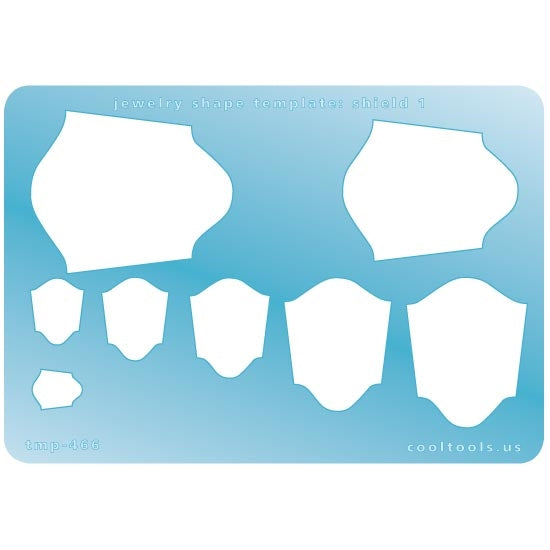 Jewelry Shape Template – Shield 1 Fashion