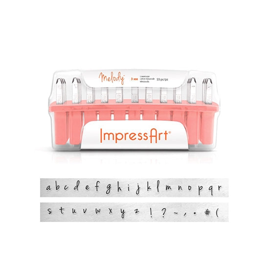 Melody Letter Stamps – Lower Case 3mm Hot on Sale