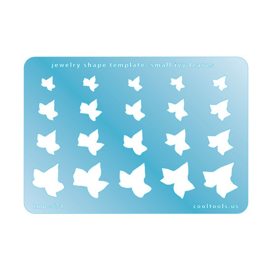 Jewelry Shape Template – Small Ivy Leaves Sale