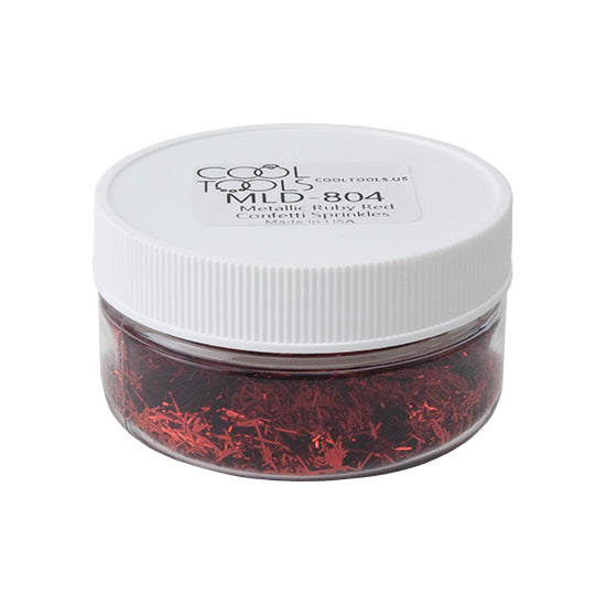 Metallic Ruby Red Confetti Sprinkles Online Sale