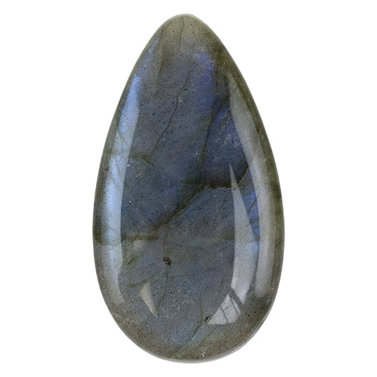 Labradorite Gemstone – Teardrop Cabochon 22mm x 40mm – Pkg/1 Online Hot Sale