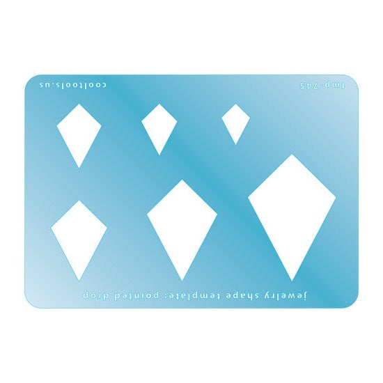 Jewelry Shape Template – Pointed Drop Online Hot Sale