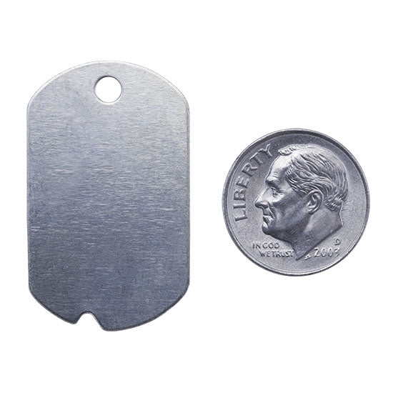 Nickel Shape – Dog Tag Pendant – 1-1/4″ Pkg/6 Online now