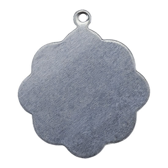 Nickel Shape – Flower Pendant – 3/4″ Pkg/6 on Sale