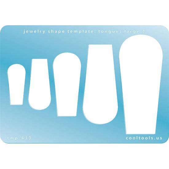 Jewelry Shape Template – Tongues Large 2 Online Hot Sale