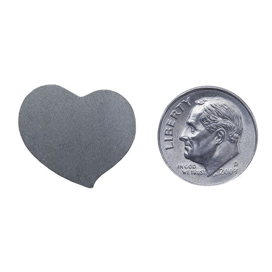 Nickel Shape – Swirly Heart – 3/4″ Pkg/4 Discount