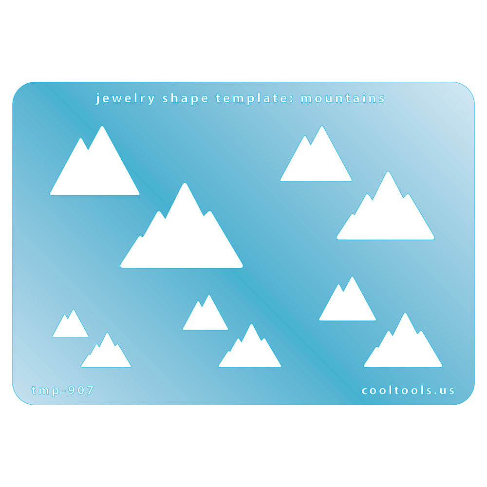 Jewelry Shape Template – Mountains on Sale