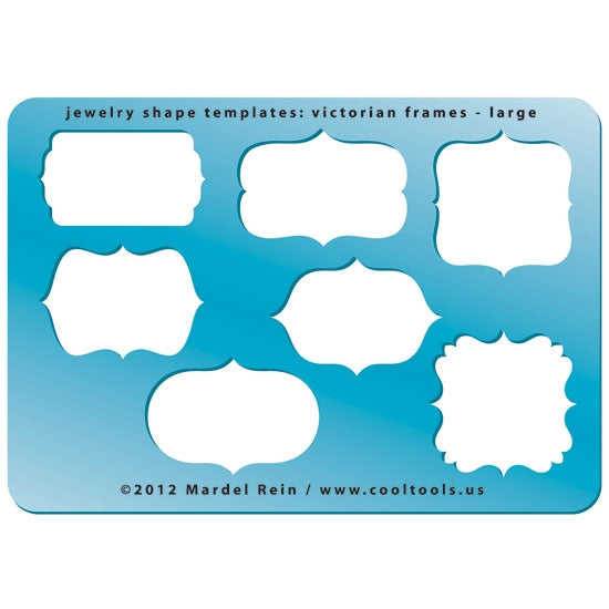 Jewelry Shape Template – Victorian Frames Large Discount