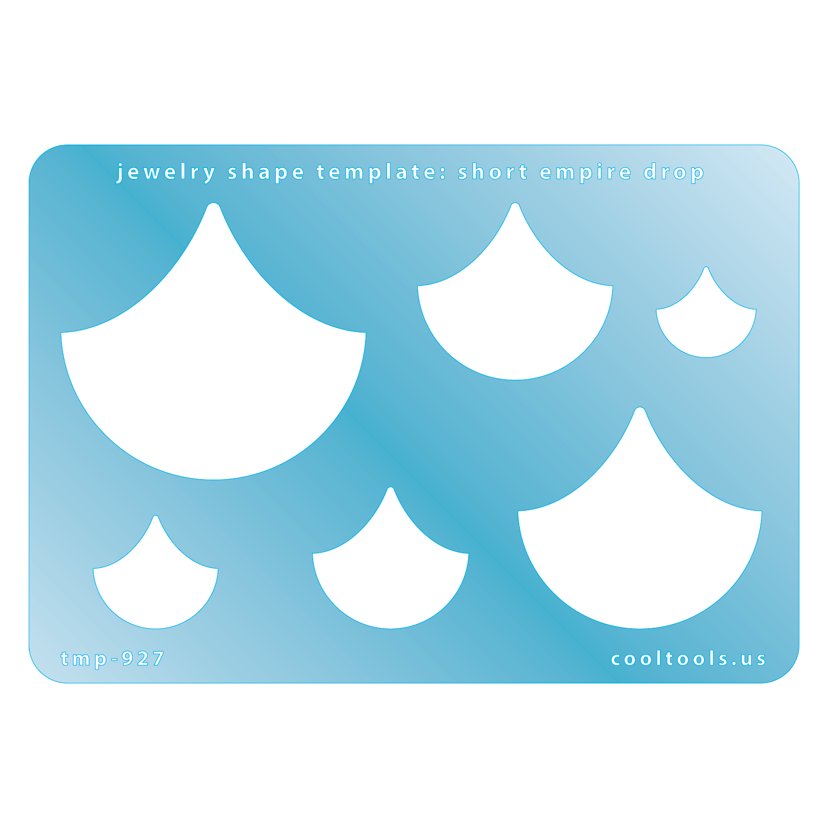 Jewelry Shape Template – Short Empire Drop Fashion
